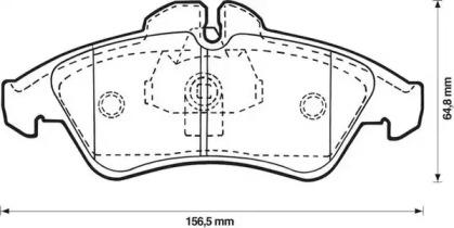 Jurid 571844J Brake pads