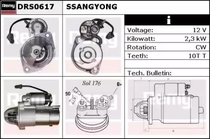 Remy DRS0617 Стартер Remy DRS0617 Стартер