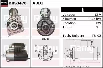 Remy DRS3470 Стартер Remy DRS3470 Стартер