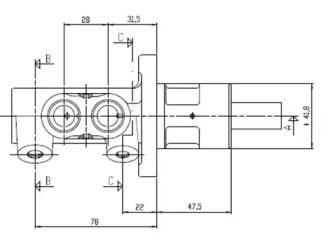 Motaquip VMC136 Цилиндр главный тормозной