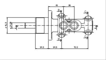 Motaquip VMC161 Cylinder brake master