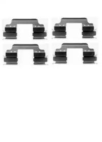 Motaquip VMK937 Spring set disc brake