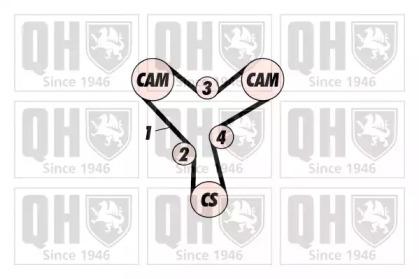 Quinton Hazell QBK466 Ремень грм комплект Quinton Hazell QBK466 Ремень грм комплект