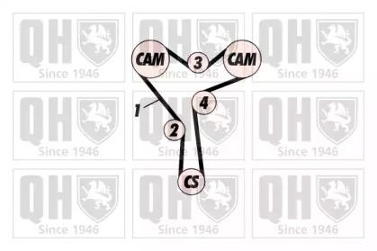 Quinton Hazell QBK483 Ремень грм комплект Quinton Hazell QBK483 Ремень грм комплект