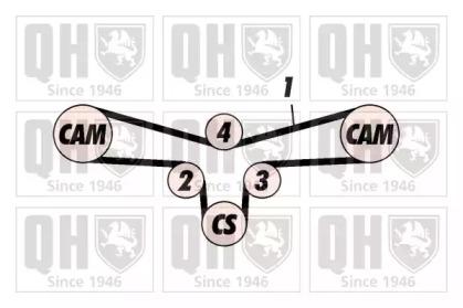 Quinton Hazell QBPK5640 Kit water pump repai Quinton Hazell QBPK5640 Kit water pump repai