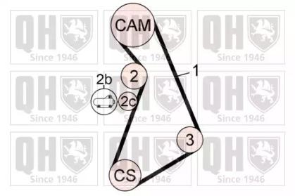 Quinton Hazell QBPK6410 Kit water pump repai Quinton Hazell QBPK6410 Kit water pump repai