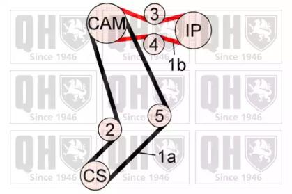 Quinton Hazell QBPK6511 Kit water pump repai