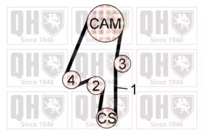 Quinton Hazell QBPK6850 Kit water pump repai Quinton Hazell QBPK6850 Kit water pump repai