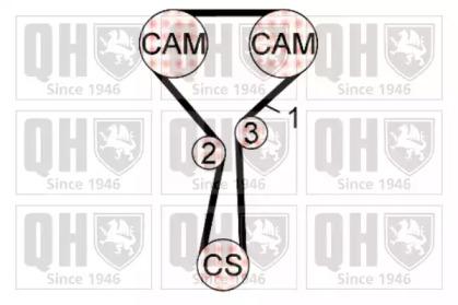 Quinton Hazell QBK689 Ремень грм комплект Quinton Hazell QBK689 Ремень грм комплект