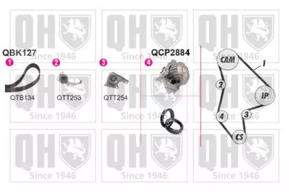 Quinton Hazell QBPK1270 Kit water pump repai Quinton Hazell QBPK1270 Kit water pump repai