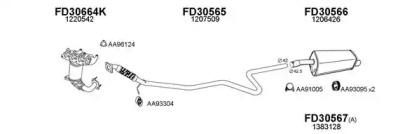 Veneporte 300050 Глушник вихлопних газів кінцевий Veneporte 300050 Глушник вихлопних газів кінцевий