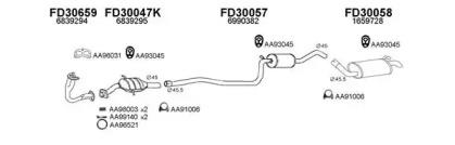 Veneporte 300058 Глушник вихлопних газів кінцевий Veneporte 300058 Глушник вихлопних газів кінцевий