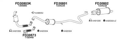 Veneporte 300223 Глушитель выхлопных газов конечный Veneporte 300223 Глушитель выхлопных газов конечный