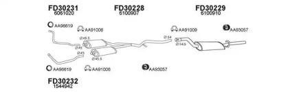 Veneporte 300438 Глушитель выхлопных газов конечный Veneporte 300438 Глушитель выхлопных газов конечный