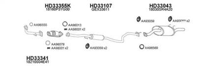 Veneporte 330007 Глушник вихлопних газів кінцевий