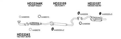 Veneporte 330008 Середній глушник вихлопних газів