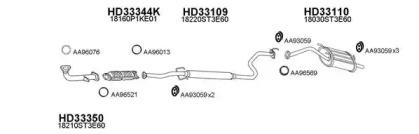 Veneporte 330019 Глушник вихлопних газів кінцевий Veneporte 330019 Глушник вихлопних газів кінцевий
