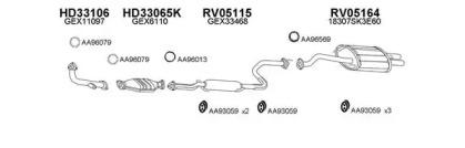 Veneporte 330040 Глушник вихлопних газів кінцевий Veneporte 330040 Глушник вихлопних газів кінцевий