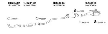 Veneporte 330060 Muffler assy front