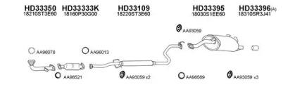 Veneporte 330064 Глушник вихлопних газів кінцевий Veneporte 330064 Глушник вихлопних газів кінцевий