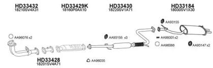 Veneporte 330070 Глушник вихлопних газів кінцевий Veneporte 330070 Глушник вихлопних газів кінцевий