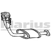 Klarius FE191D Muffler assy front