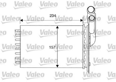 Valeo 812157 Радіатор пічки Valeo 812157 Радіатор пічки