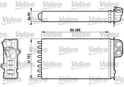 Valeo 812160 Радіатор пічки Valeo 812160 Радіатор пічки