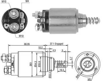 Magneti Marelli 940113050402 Втягуюче реле стартера