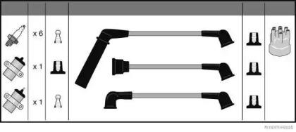 Jakoparts J5385021 Zuendkabel Jakoparts J5385021 Zuendkabel