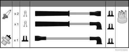 Jakoparts J5386012 Дроти високовольтні системи запалювання Jakoparts J5386012 Дроти високовольтні системи запалювання