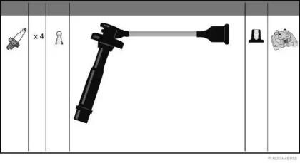 Jakoparts J5388002 Zuendkabel Jakoparts J5388002 Zuendkabel