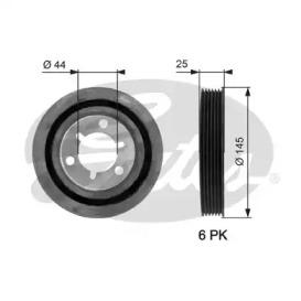 Gates TVD1056 Шків колінвала Gates TVD1056 Шків колінвала