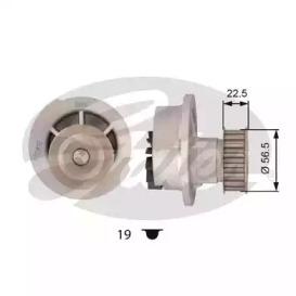 Gates WP0006 Насос охлаждающей жидкости