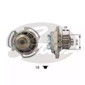 Gates WP0008 Water pump