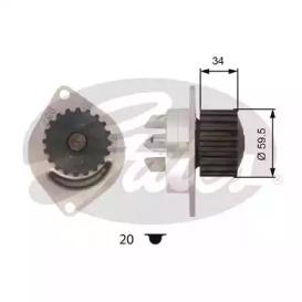Gates WP0012 Water pump Gates WP0012 Water pump