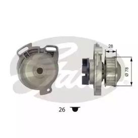 Gates WP0020 Насос охолоджуючої рідини