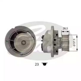 Gates WP0036 Насос охолоджуючої рідини Gates WP0036 Насос охолоджуючої рідини