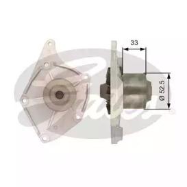 Gates WP0044 Насос охолоджуючої рідини Gates WP0044 Насос охолоджуючої рідини