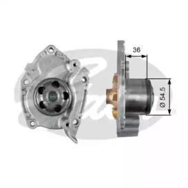 Gates WP0063 Насос охолоджуючої рідини Gates WP0063 Насос охолоджуючої рідини