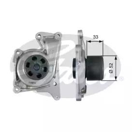 Gates WP0077 Насос охолоджуючої рідини Gates WP0077 Насос охолоджуючої рідини