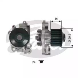 Gates WP0110 Насос охолоджуючої рідини Gates WP0110 Насос охолоджуючої рідини