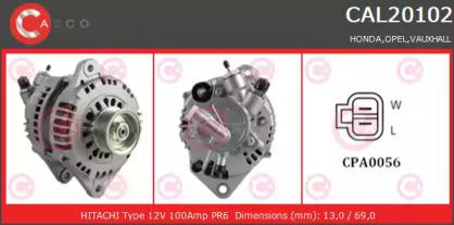 Casco CAL20102OS Alternator assy Casco CAL20102OS Alternator assy
