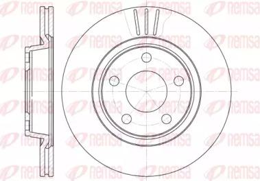 Kawe 6548 10 Brake disc Kawe 6548 10 Brake disc
