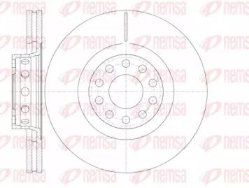 Kawe 6781 10 Brake disc Kawe 6781 10 Brake disc
