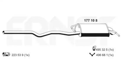 Ernst 177108 Schalldaempfer Ernst 177108 Schalldaempfer