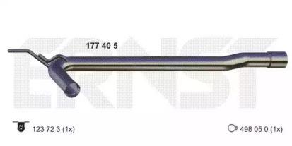 Ernst 177405 Muffler assy front Ernst 177405 Muffler assy front