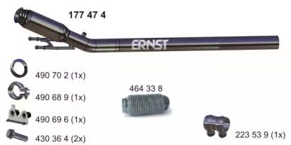 Ernst 177474 Exhaust pipe Ernst 177474 Exhaust pipe