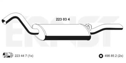 Ernst 223034 Schalldaempfer Ernst 223034 Schalldaempfer