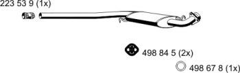 Ernst 234023 Середній глушник вихлопних газів Ernst 234023 Середній глушник вихлопних газів